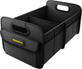 Car Trunk Organizer - 70L Collapsible Trunk Organizer with Reinforced Handles for Groceries, Car Storage Organizers for SUV Auto Truck Van with Non Slip Bottom (Black)