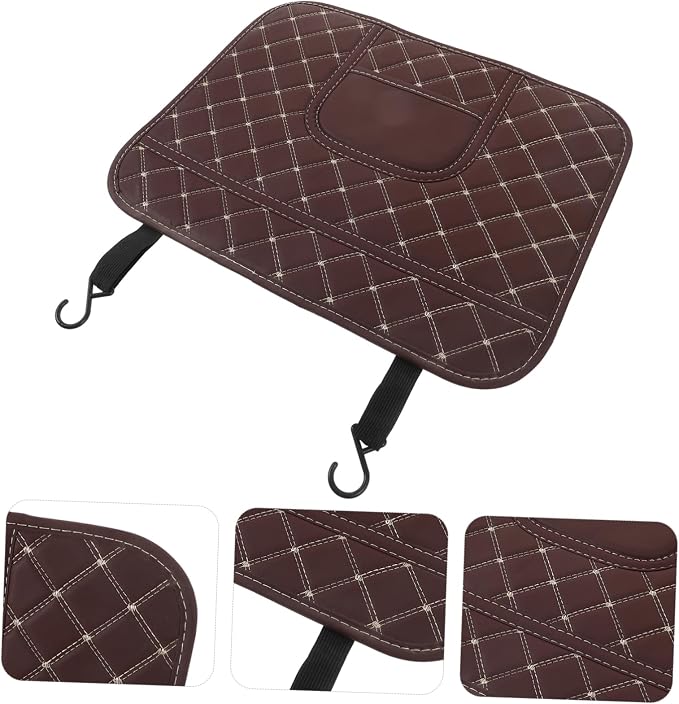 Car Seat Kick Pad Protector for Back Seat Cover Mat Scuff Carseat Back Protector Easy for Upholstery