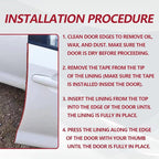 16FT (5M) Car Door Edge Protector, Universal U Shape Trim Molding Rubber Seal Protector with Fits Most Cars (Red)