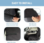 Waterproof Car Seat Cover Towel Front Seats 2 Pack, Universal Fit Waterproof Sweating Seat Protector for Cars and SUVs, Anti-Slip Front Seat Cover for Gym, Outdoor, Pets & Travel, Black