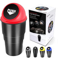 Cup Holder Trash Can, Leakproof Car Trash Can with Lid, Trash Bin for Car Accessories, Mini Garbage Bin Organizer for Automotive Office Home Kitchen, Applicable to Women and Men