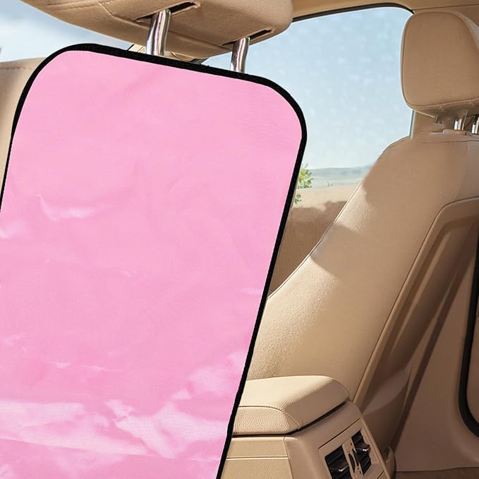 Car Seat Back Kick Protector Mat, Fake Leather Automotive Interior Seat Guard Cushion, Sturdy Kick Mat Backseat Protector for SUV Truck Family Travel