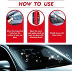 Automotive Oil Film Cleaning Brush, Upgraded Antifog & Rainproof Glass Cleaning Board, Reusable Glass Oil Film Remover for Car Windows & Windshields (Red)