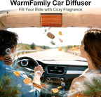 Car Air Freshener - The Original Wood Air Freshener, Long Lasting Odor Eliminator for Cars, Trucks & SUVs, Eco Friendly Vehicle Scent Diffuser, 2 Pack Scent Refill （Teak-Grove）CLIP INCLUDED