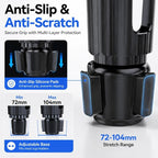 Universal 2-in-1 Car Cup Holder Expander Heavy Duty Adjustable Offset Base Tablet Mount for 4.5-13" Devices, Fits Large 32/40 oz Insulated Mugs and Bottles, Truck & SUV Interior Accessories