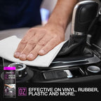 DZ Protective Interior Wipes, Interior Shield Car Protectant Wipes, Clean and Protect Automotive Surfaces from UV Damage, Fading, and Dust Buildup, Natural Matte Polish, 40 count