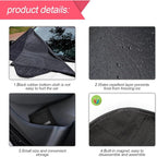 Car Magnetic Windshield Snow Cover for Ice, All Weather Application Windshield Cover, Snow and Wiper Protector for Most Cars, SUVs, Vans, Winter Car Front Window Accessories