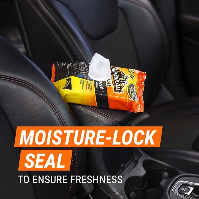 Car Protectant Wipes, Interior Car Wipes with UV Protection Against Cracking and Fading, 60 Count