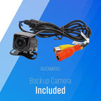 J1CA8FL-BUC 8" Wireless Apple CarPlay Android Auto with Camera | Backup camera included, fits single or double DIN, wired or wireless Certified Apple CarPlay, Android Auto, Bluetooth, USB