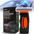 Glass Emulsion Cleaner Oil Film Cleaning Brush, Removes Oil Film & Smudges, Anti-Rain & Anti-Fog, Windshield Cleaner for Clear Driving Visibility