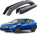 Goodyear Shatterproof in-Channel Window Deflectors for Subaru Impreza 2017-2023 Hatchback, Rain Guards, Window Visors for Cars, Vent Deflector, Car Accessories, 4 pcs - GY007859
