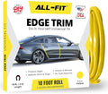 Car Door Edge Protector – Universal DIY Edge Trim to Prevent Scratches & Dings – Flexible Adhesive Molding Trim for Cars, Trucks & SUVs (10 Ft - Yellow)