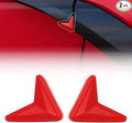 Car Door Edge Guards,Car Door Corner Protector Pads Compatible with Corvette C8 Stingray Z06 Z51 2020 2021 2022 2023 2024,Door Middle Protrusion,V-Shaped Anti-Collision,Red