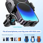 2026 New Car Vent Phone Holder [Thick Cases Friendly] Rotatable Universal Phone Mount for Your Car with Wide Clamp, Car Phone Holder Mount for iPhone 17 Pro Max 15 14 13 Samsung S25