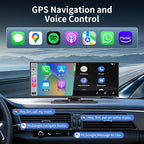 11.5" Largest Wireless Carplay Screen for Car, Portable Apple Carplay & Android Auto Touch Screen,1080p Backup Camera/Mirror Link/Voice Control/GPS/Bluetooth,for All Vehicles