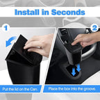 Car Trash Can, Dedicated Garbage Can for with Lid, Odor-Proof Car Garbage Bin Automotive Center Console Organizer for Hyundai Ioniq 5 2022-2024 Interior Accessories(Not for 2025+/N Line)