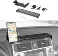 Dash Phone Holder for 4 Runner Full Metal Heavy-Duty Console Extension Dash Phone Mount Compatible with Toyota 4Runner 5th Gen 2010–2023, Fits Most Smartphones No-Drill (with Phone Stand)