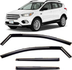 in-Channel Incredibly Durable Rain Guards for Ford Escape 2013-2019, Original Window Deflectors, Vent Window Visors, Vent Deflector, 4 pcs. - 613534