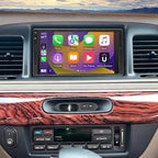 6.83in Car Stereo for Mercury Grand Marquis (1995-2011) Base Trim Angle w/Wifi/GPS Navigation/Bluetooth w/Carplay Android Auto TouchScreen Car Radio Receiver w/Backup Camera, Android 14, 4+64G
