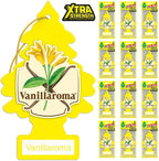 Car Air Freshener Xtra Strength Provides Long-Lasting Scent for Auto or Home Extra Boost of Fragrance Vanillaroma, 24 Air Fresheners (Pack of 36)