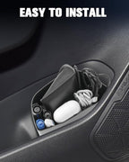 Toyota RAV4 2025 Trash Can Bin with Lid for Door, Black ABS Plastic, Quart Size, Custom Fit for Driver Side Door Pocket (LE/SE/XLE Premium/Woodland/XSE/Limited) Accessories