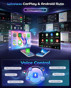 4+64G Android 15 Radio for Honda Insight 2009-2014 Wireless CarPlay Android Auto Car Stereo 5G WiFi GPS AHD Backup Camera Bluetooth 5.0 FM RDS DSP