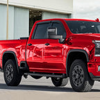 Voron Glass Tape-on Extra Durable Rain Guards for Trucks Chevrolet (Chevy) Silverado/GMC Sierra 2500HD, 3500HD 2020-2026 Crew Cab, Window Deflectors, Vent Window Visors, 4 Pieces - 120086v2