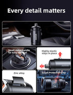 65W USB C Car Charger Fast Charging，12V USB Outlet Accesorios para Carro，Cigarette Lighter USB Charger，Car Phone Charger for iPhone/17/16/15/14/13 Samsung S25 S24 S23Google Android