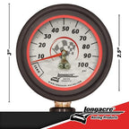 52-52053 Tire Pressure Gauge, 2-1/2 Inch, 0-100 PSI