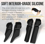 Car Door Storage Box for 2019-2024 Subaru Forester Accessories, Front & Rear Door Side Pocket Organizer with Car Cup Holder Insert, Non-Slip Waterproof Door Slot Protective Pad, 4 Pack