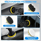 Car Detailing Kit, Car Detailing Brush Set, Car Cleaning Drill Brush Kit with Extension Pole, Professional Auto Detailing Supplies for Automobile Interior Exterior Wheels