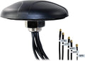 5-in-1 Professional Low-Profile MIMO LTE + Wi-Fi + GPS Screw Mount Combination Vehicle Antenna Compatible with Cradlepoint, Digi, Peplink and Other Modems/Routers (ANT-500-221)