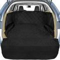 SUV Cargo Liner for Dogs with Side Flaps, Large (54" x 93") Water Resistant Trunk Cover, Non-Slip Pet Area Protector with Bumper Flap, Universal Fit for SUVs Sedans Vans, Black
