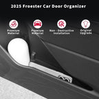 Car Door Organizer Tray for Forester 2025 2026 Accessories Front & Rear Door Pocket Inner Organizer Trays TPE for Forester Accessories 4PCS
