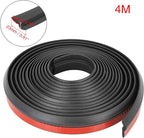 4m x 23mm Universal Car Z Shape Rubber Weather Waterproof Strip Seal Edge Protector