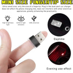 4 PCS USB LED Car Interior Atmosphere Lamp, Plug-in USB Decor Night Light, Portable Auto Ambient Lighting Kit, Universal Vehicle Interior Accessories for Most Cars (Blue+Ice Blue+Red+Purple)