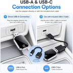 Wireless Carplay and Android Auto Carplay Adapter forCars,Plug and Play Bluetooth Connection, Supports Low LatencyAudio and Stable Navigation Experience, Compatible wthios10+&Android 11+