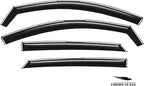 Voron Glass in-Channel Extra Durable Rain Guards for Ford Mustang Mach E 2021-2026, Window Deflectors, Vent Window Visors, 4 Pieces - 200806