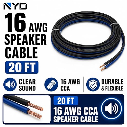 8 Gauge Amp Wiring Kit for Car Audio Systems, Subwoofers, Speakers and Amps | Complete 8 Gauge Amp Kit with 17 ft Power Wire, 3 ft Ground Wire, 17 ft OFC RCA Cable, Fuse Holder and ANL Fuse