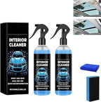 Car Headliner Cleaning Kit, Interior Roof Stain Remover, Multi-purpose cleaner for fabric seats and car headliners (2, 100ML)