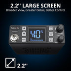CB-606 CB Radio, 40 Channel Mobile CB Radio with AM/FM/PA Modes, 2.2’’ LCD Screen, Instant Channel 9/19, VOX, Roger Beep, TOT, ASQ/SQ, for Off-Road Adventure