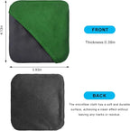 Car Screen Cleaner, Microfiber Auto Screen Cleaning Pad, Foldable Touch Screen Cleaner Cloth for Vehicle Dashboard LCD Display, Car Cleaning Kits (Green&Gray)