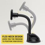 MXWDL Magnetic Cell Phone Holders for Your Car Dash/Windshield, Suction Cup Phone Holder Car Mount with Extra Strong Magnet, Thick Metal Plate Compatible with iPhone, Samsung and More, 2 Pack