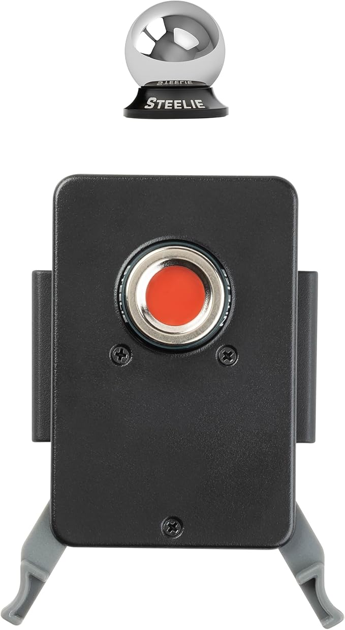 Steelie Squeeze Dash Kit - Magnetic Cell Phone Holder for Car Dashboard - Adjustable Phone Holder for Cars - Compatible with Apple MagSafe iPhones & Accessories