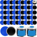 20 Pcs Heavy Duty Tire Patches Radial Patch Round Cold Tyre Puncture Tool Kit for Car Truck Motorcycle Automobile Bike Inner Tire (42 mm)
