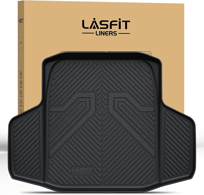 Trunk Mat for Honda Accord Seden 2026 2025 2024 2023 2022 2021 2020 2019 2018 (Gasoline & Hybrid), All Weather TPE Custom Fit Accord Trunk Liner Trunk Tray Cargo Liner Accessories, Black