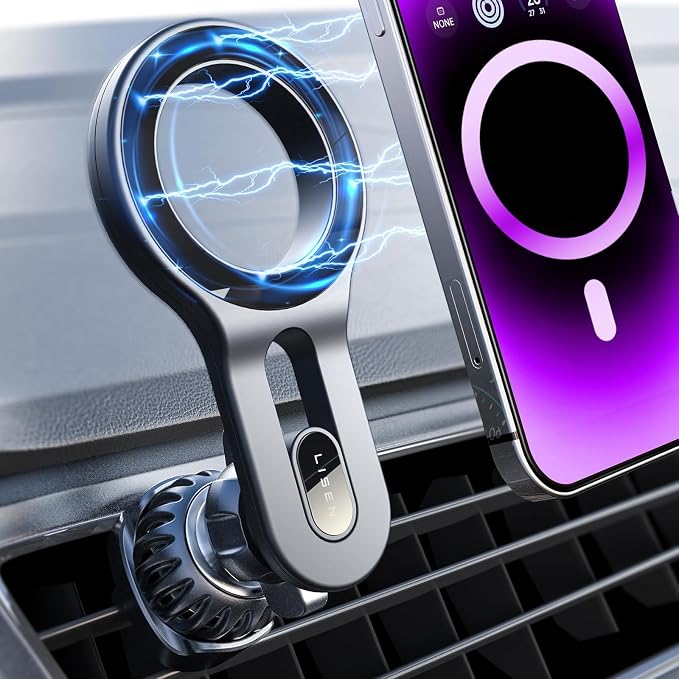 for MagSafe Car Mount, Magnetic Phone Holder for Car Vent Phone Mount, Air Vent Hands Free Phone Mount, Super Magnetic Phone Mount, Gifts Car Phone Holder Magnetic for iPhone 17 Pro Max 16 15