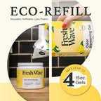 Lemon Odor Removing Gel, 15 oz. | Odor Absorbers for Home | Safer Odor Relief | Natural Plant-Based Odor Eliminator | Every 15 oz. lasts 30-60 Days | For Cooking, Trash & Pets