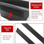Compatible with Mercedes Benz C Class Door Storage Box W204, 2 Pcs Door Handle Pocket Storage Box Insert for C300 C400 C63 2008-2014 (for Sedan Only, Not for Coupe)