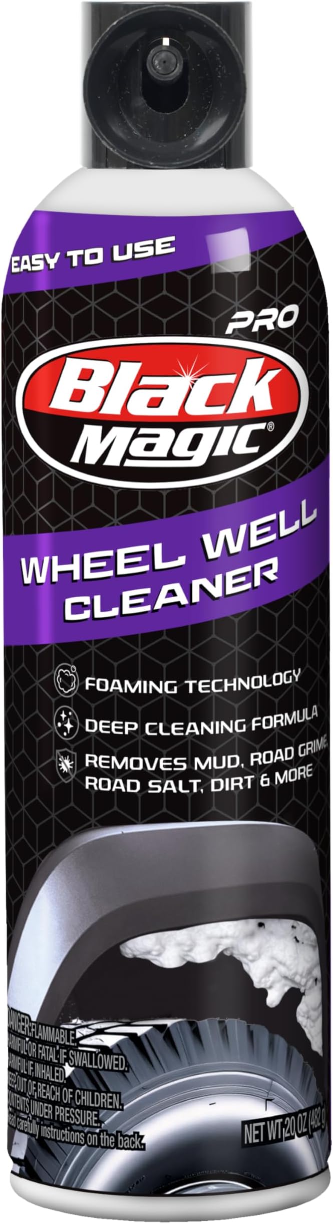 120257 Wheel Well Cleaner, High Foaming Deep Cleaning Formula to Remove Mud, Grime, Road Salt Buildup & More